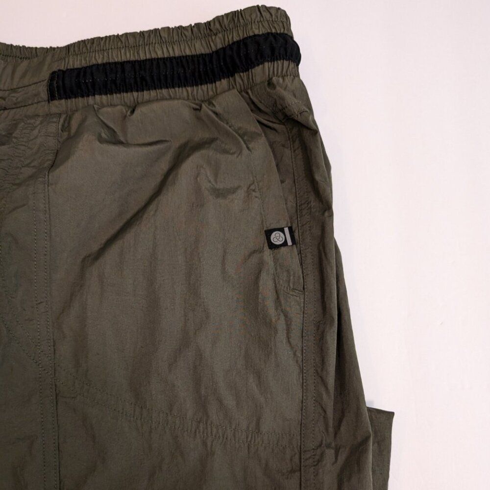Zella Lightweight Jogger Pant Size Medium Women's Zip Pockets Green - Picture 9 of 9